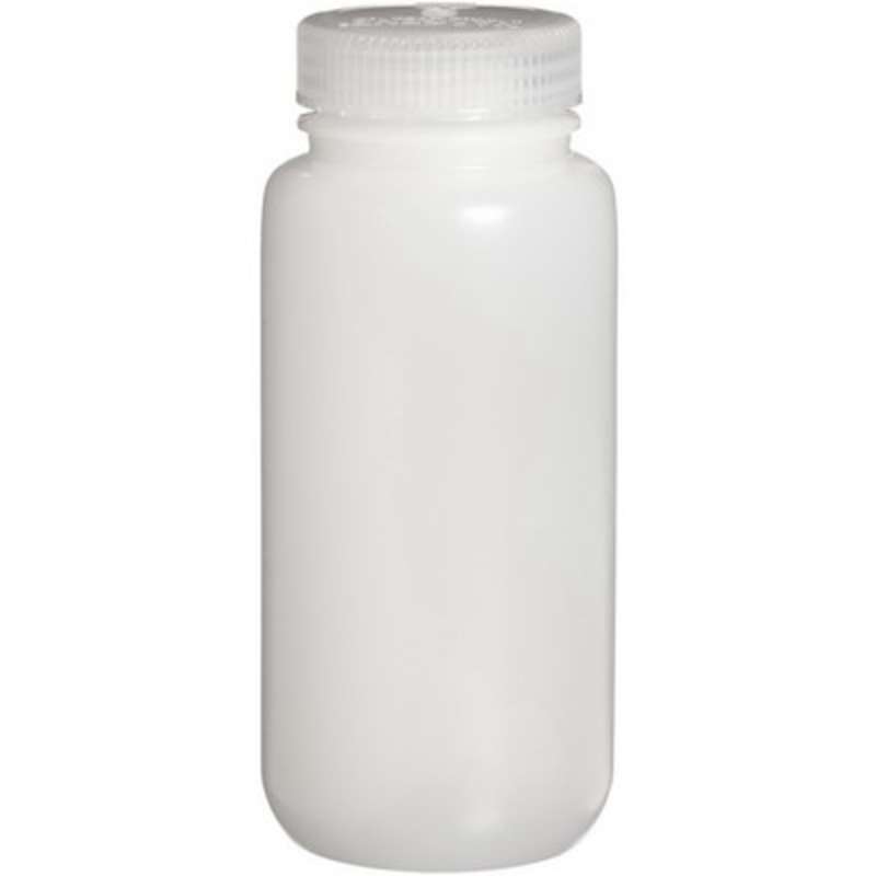 Nalgene™ 2189-0016 Wide-Mouth Translucent Economy Bottle With 53 mm Cap, 500 mL 48/CA